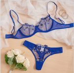Flower Transparent bra panty set - Image 4